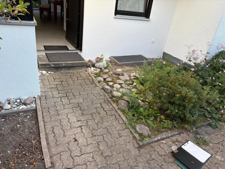 Hauseingang vor der Umgestaltung